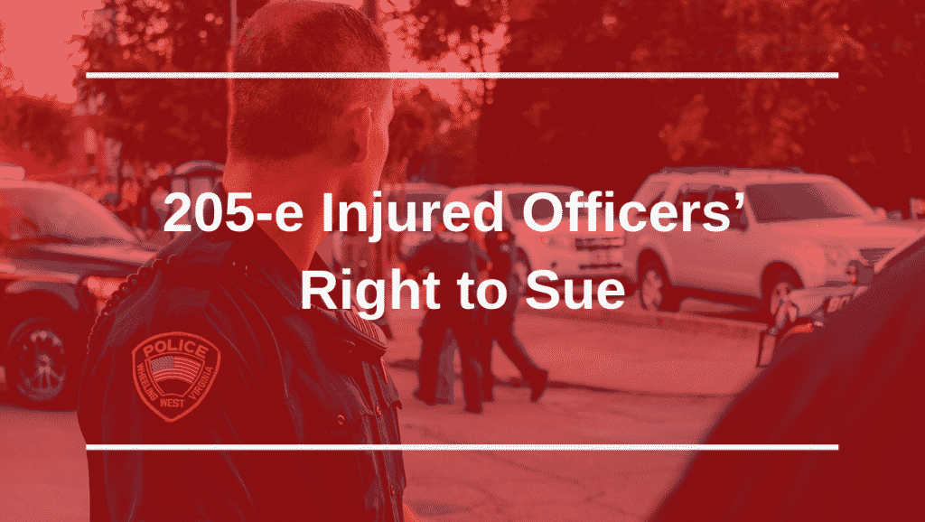 205-e Injured Officers’ Right to Sue