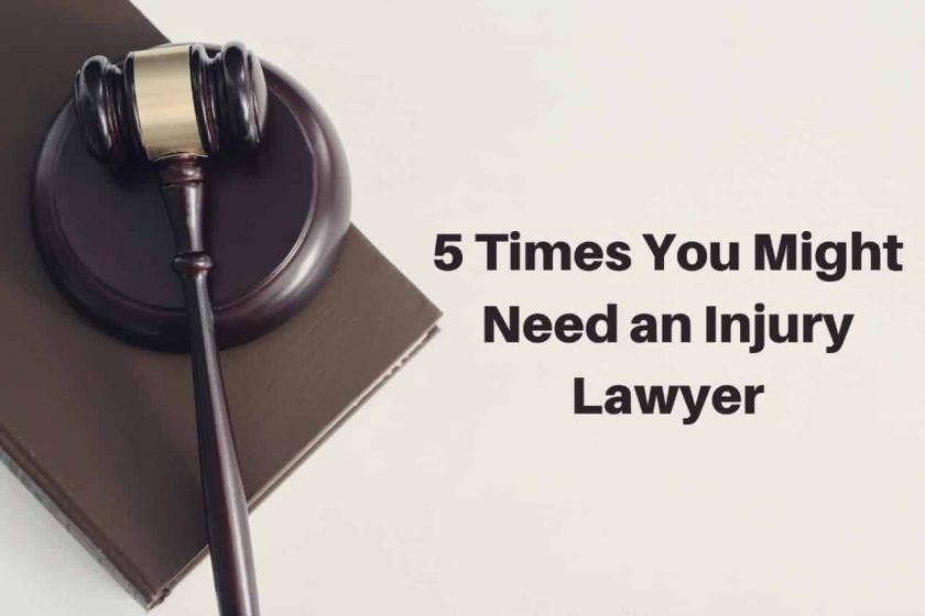 5 Types of Accidents You May Need An Injury Lawyer