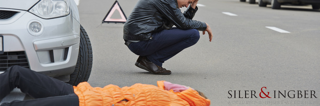 Pedestrian-Accidents-on-ground with a driver outside the car